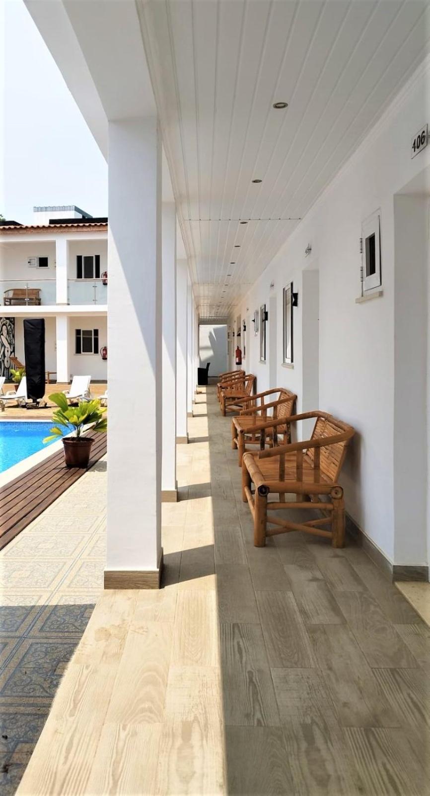 Hotel Kenito Sao Tome Bagian luar foto