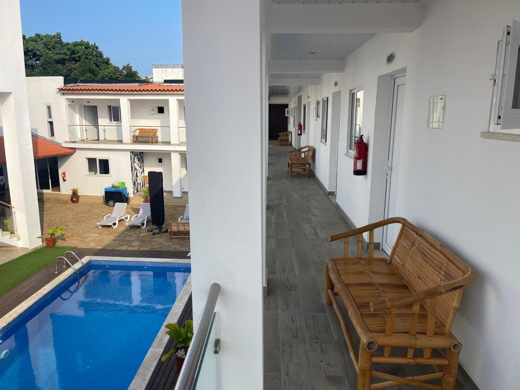 Hotel Kenito Sao Tome Bagian luar foto