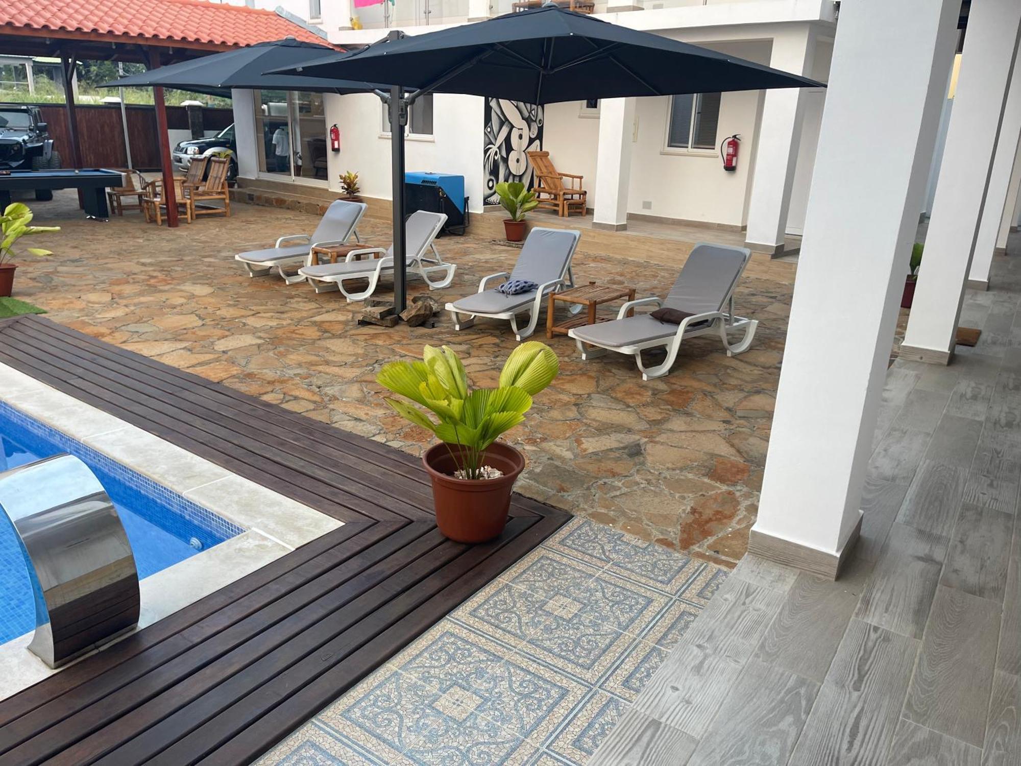 Hotel Kenito Sao Tome Bagian luar foto